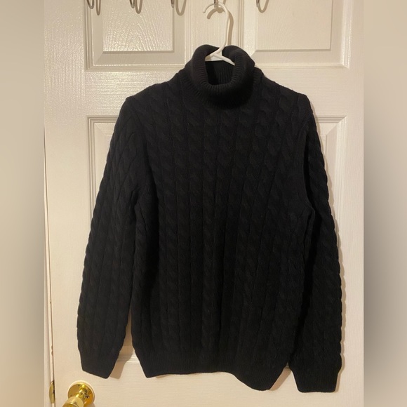 *SOLD* Zara Man Black Wool Sweater - Picture 1 of 2